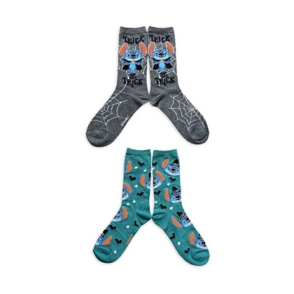 Nwt Disney Lilo & Stitch Halloween Christmas socks Bundle, one size - Picture 7 of 9